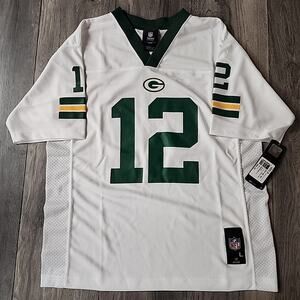 Aaron Rodgers NFL Brand Youth L (14-16) Green Bay Packers Football Jersey NWT